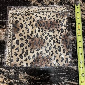 New Animal Print Silky Material Scarf!